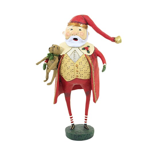 Lori Mitchell; Lori Mitchell Christmas Collection: Christmas Cheer Santa Figurine; Category:Christmas Tabletop Decor; Image:1